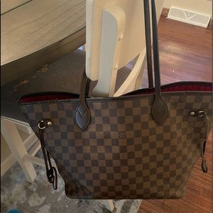 Louis Vuitton Neverfull MM Includes Pouch